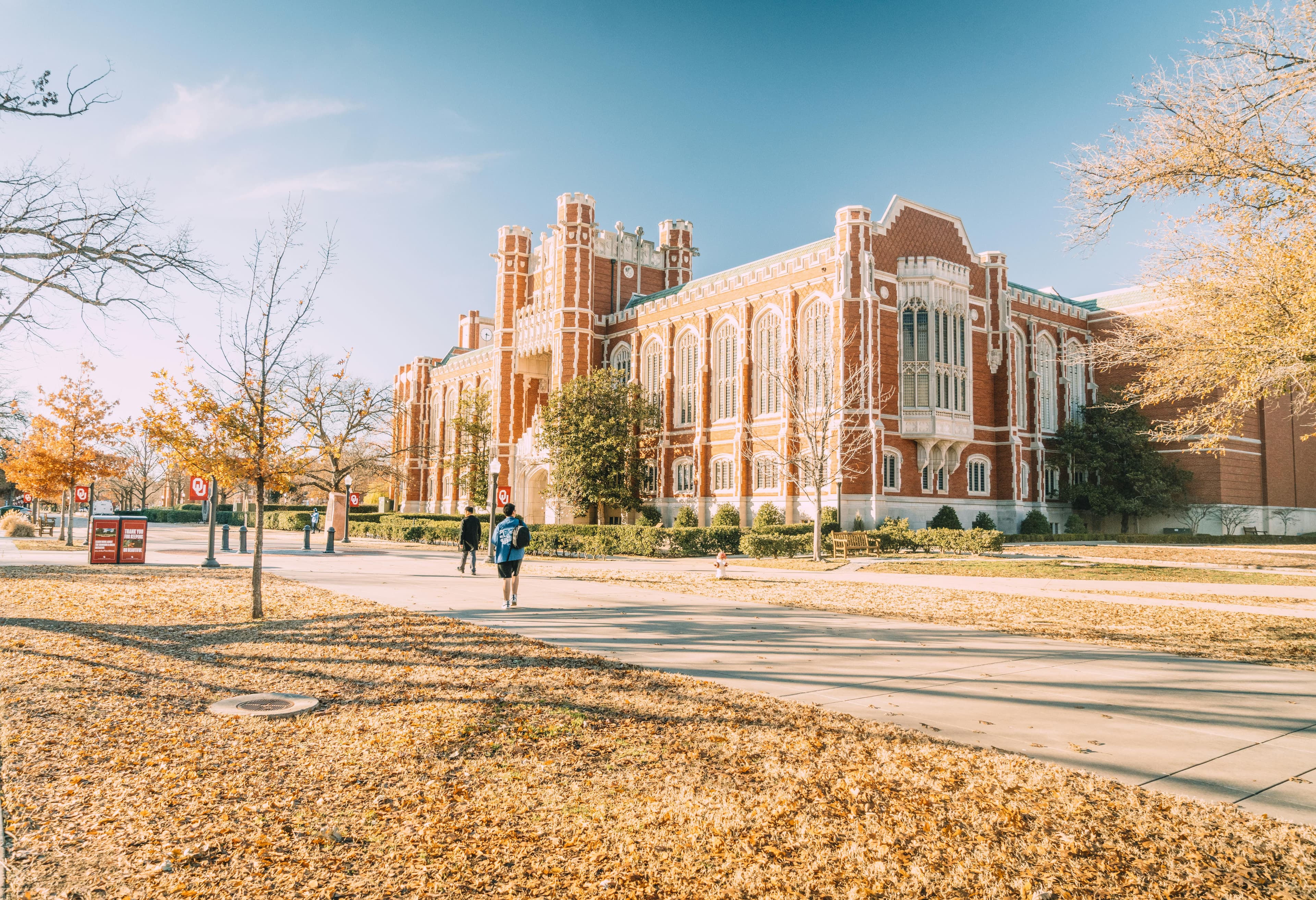 Aurelius University campus at golden hour